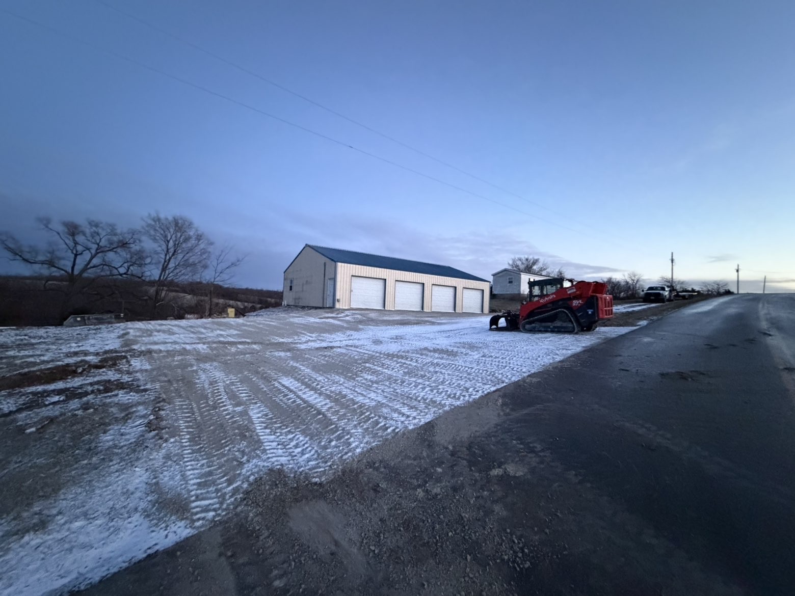 Rural gravel driveway grading and culvert installation, Macon County Missouri — Emanuel Excavation